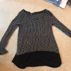 Black pattern sweater!